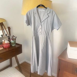Of A Kind Blue Oxford Dress